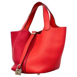 Hermès Hermes Picotin Lock PM Casaque Handbag Pink