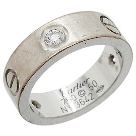 Cartier Love Ring in White Gold with Diamond Other