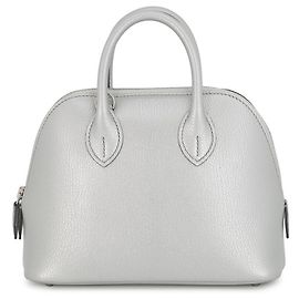 Hermès Hermes Bolide 1923 Mini Handbag Silvery