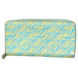 Portefeuille Zippy Louis Vuitton Monogram Empreinte Bleu