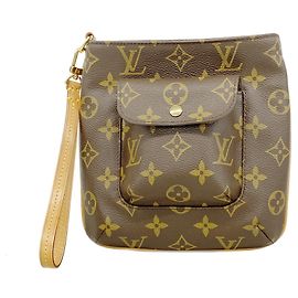 Louis Vuitton Monogram Partition Pouch Brown