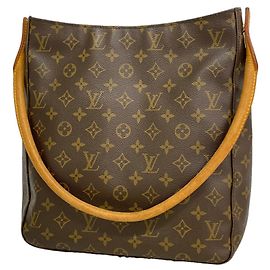 Bolsa de Ombro Louis Vuitton Monogram Looping GM Marrom
