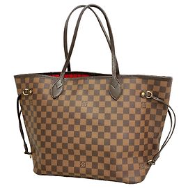 Louis Vuitton Damier Neverfull MM Tote Bag Damier ebene