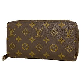 Louis Vuitton Monogram Zippy Wallet M41895 in Fuchsia Fuschia