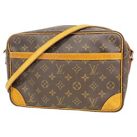 Bolsa de Ombro Louis Vuitton Monogram Trocadero 30 Marrom