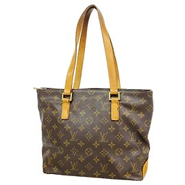 Louis Vuitton Monogram Cabas Piano Tote Bag Braun