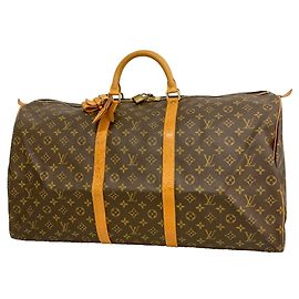 Louis Vuitton Boston Monogram Keepall 60 Tasche Braun