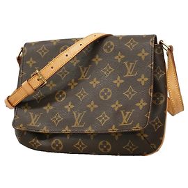Bolsa de Ombro Louis Vuitton Monogram Musette Tango Marrom