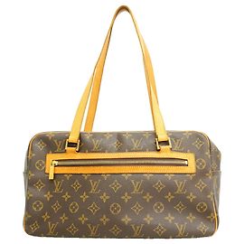Borsa a tracolla Louis Vuitton Monogram Cite GM Marrone