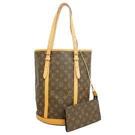 Saco Tote Louis Vuitton Monogram Bucket GM M42236 Marrom