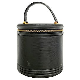 Borsa Louis Vuitton Epi Cannes M48032 Noir Nero