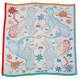 Hermès Stola in cashmere e seta Hermes Marrone Multicolore