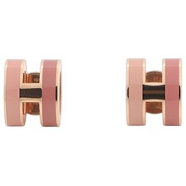 Hermès Pendientes Hermes Mini Pop H Rosa Otro