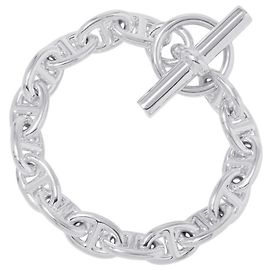 Hermès Pulsera Hermes Chaine d'Ancre PM Charm Plata