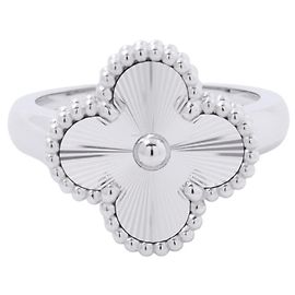 Van Cleef & Arpels Alhambra Guilloche Ring Other
