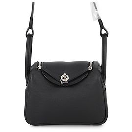 Hermès Bolso de mano Hermes Lindy Mini Negro