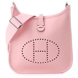 Hermès Bolsa de Ombro Hermes Evelyne 3 23 Rosa