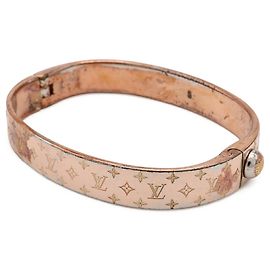 Brazalete Rígido Monogram Louis Vuitton Dorado