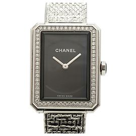 Relógio Chanel Boyfriend Tweed Diamond Bezel H4877 Outro