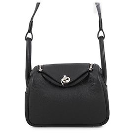 Hermès Borsa a mano Hermes Lindy Mini Nero