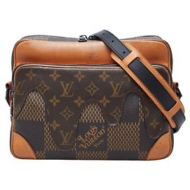 Borsa a tracolla Nile Louis Vuitton Damier Giant Marrone