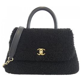 Bolsa Chanel 92990 em couro de bezerro preto Preto