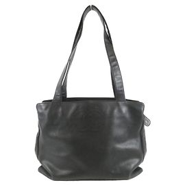 Chanel 14305 Black Lambskin Leather Handbag Black