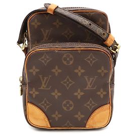 Sac à épaule Pochette Louis Vuitton Monogram Amazon Marron