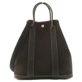 Hermès Hermes Garden File PM Handbag Brown