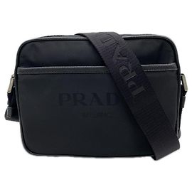 Prada Re-Nylon Saffiano Shoulder Bag Black