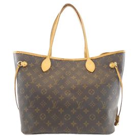 Borsa Louis Vuitton Monogram Neverfull PM Marrone Monogramma