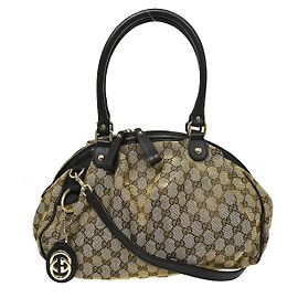 Gucci Sukey Boston GG Canvas Beige