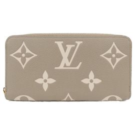 Carteira Zippy Louis Vuitton Bicolor Monogram Empreinte Cinza Cru