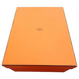 Boîte de rangement Hermès Orange pour Birkin 30 Orange