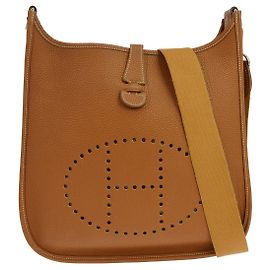 Hermès Borsa Hermes Evelyne Gen I Togo PM D'oro