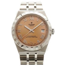 Autre Marque Orologio Tudor Royal 36 da uomo con quadrante arancione Altro
