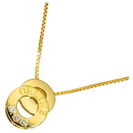 Céline Collar Celine Double Circle Diamond Otro