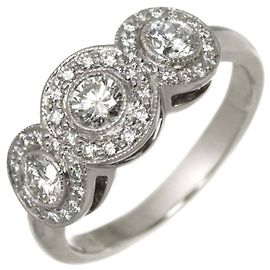 Autre Marque Tiffany & Co. Platinum Diamond Band Ring Other