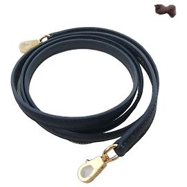 Hermès Mini Kelly II Leather Shoulder Strap - Black Black