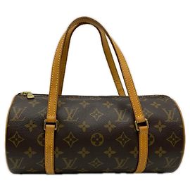 Bolso Louis Vuitton Monogram Papillon 26 Castaño Beige