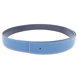 Hermès Hermes 32mm Reversible Belt Black Blue