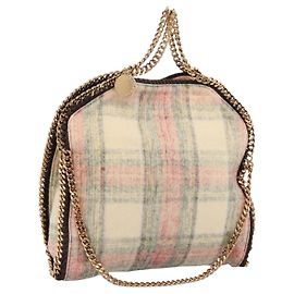 Autre Marque Stella MacCartney Chain Falabella Foldover Bag Wool 2way Multicolor Auth 202891A Multiple colors Golden