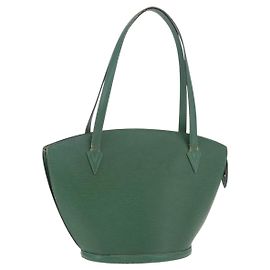 Bolso de hombro Shopping LOUIS VUITTON Epi Saint Jacques Verde M52264 Auth 203492 Verde