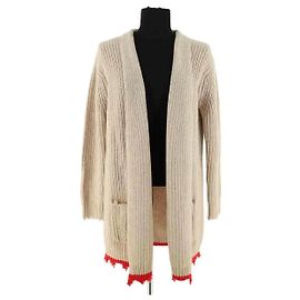 Zadig & Voltaire Rita Cardigan aus Wolle beige Beige