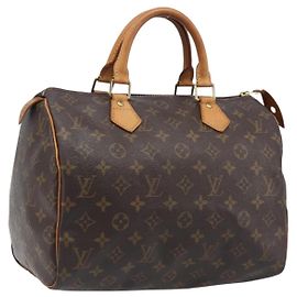 LOUIS VUITTON Monogram Speedy 30 Hand Bag M41526 LV Auth 200472 Monogramm
