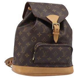 Mochila LOUIS VUITTON Monogram Montsouris MM M51136 LV Auth 202189V Monograma