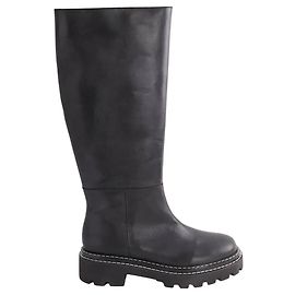 Lk Bennett Julia leather boots black size 39 Black