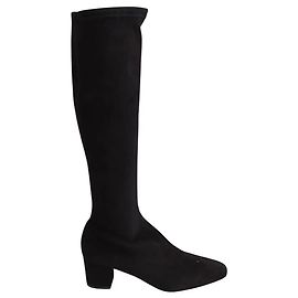 Botas Eldon em camurça stretch preta Lk Bennett tamanho 41 Preto