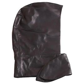 Magda Butrym Black Leather Hat Black