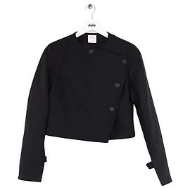 Courreges Blazer aus Wolle Schwarz Schwarz